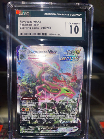 Rayquaza Vmax 218/203 CGC 10