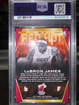 Lebron james Red Hot purple prizm 60/99 Psa 10