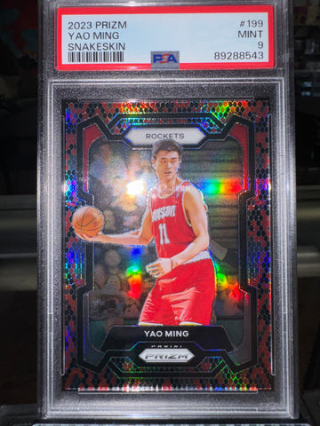 Yao Ming 2023 Snakeskin Psa 9