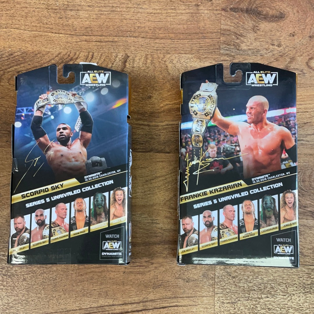 Scorpio Sky Frankie Kazarian AEW figures series 5 – VeniceSportsCards ...